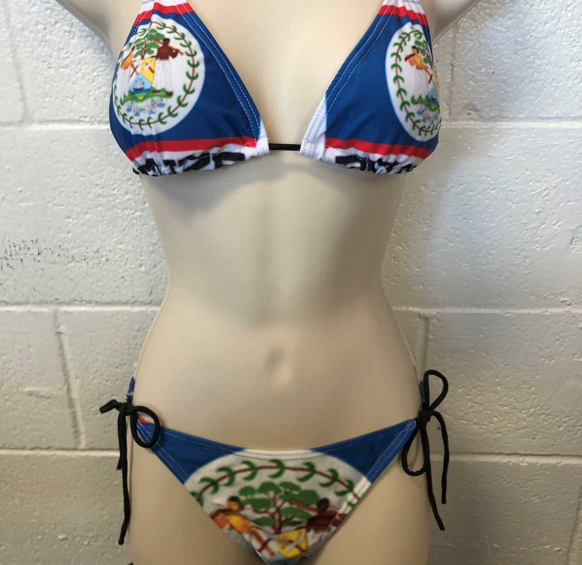 Belize Coat of Arm Bikini Swimsuit Caribbean Islands Gift Shop