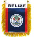 Belize Mini Banner Flags