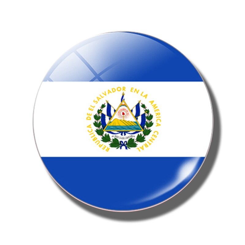 El Salvador Flag I Love Keyrings – Caribbean Islands Gift Shop